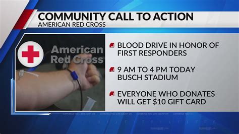 Community call to blood action drive happening today